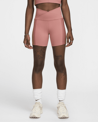★NIKE☆Nike One Rib Women's High-Waisted 5\" Biker Shorts Nike One Women's High-Waisted 5